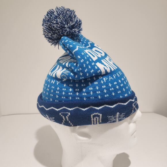 Dunder Mifflin Paper Company blue pom beanie, Official Merchandise 2021 OSFM - Picture 4 of 6
